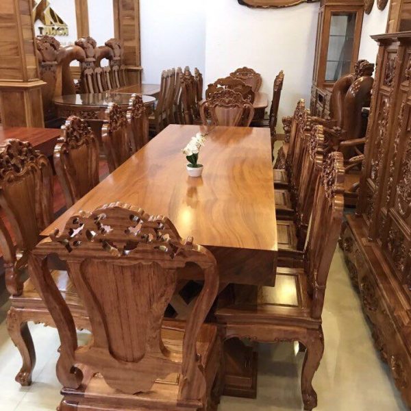 Bàn ghế gỗ nguyên khối Gõ đỏ – Ghế lựa y gỗ Cẩm là lựa chọn hoàn hảo cho bạn